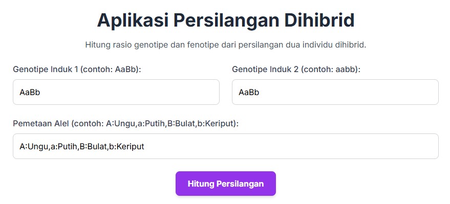Aplikasi Biologi Persilangan Dihibrid